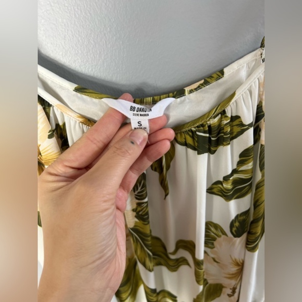 BB Dakota Steve Madden Tropical Print Maxi Dress - S - Picture 6 of 10